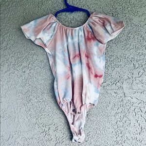 GUC 6-12m baby Goosebumps Flutter Sleeve Tye Dye Onesie